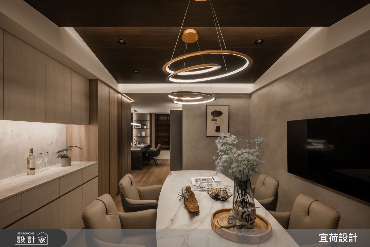 38坪新古屋(10年以下)＿現代風餐廳案例圖片＿宜荷設計＿宜荷_Merlot之14