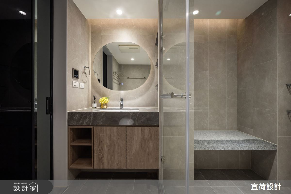 38坪新古屋(10年以下)＿現代風浴室案例圖片＿宜荷設計＿宜荷_Merlot之31