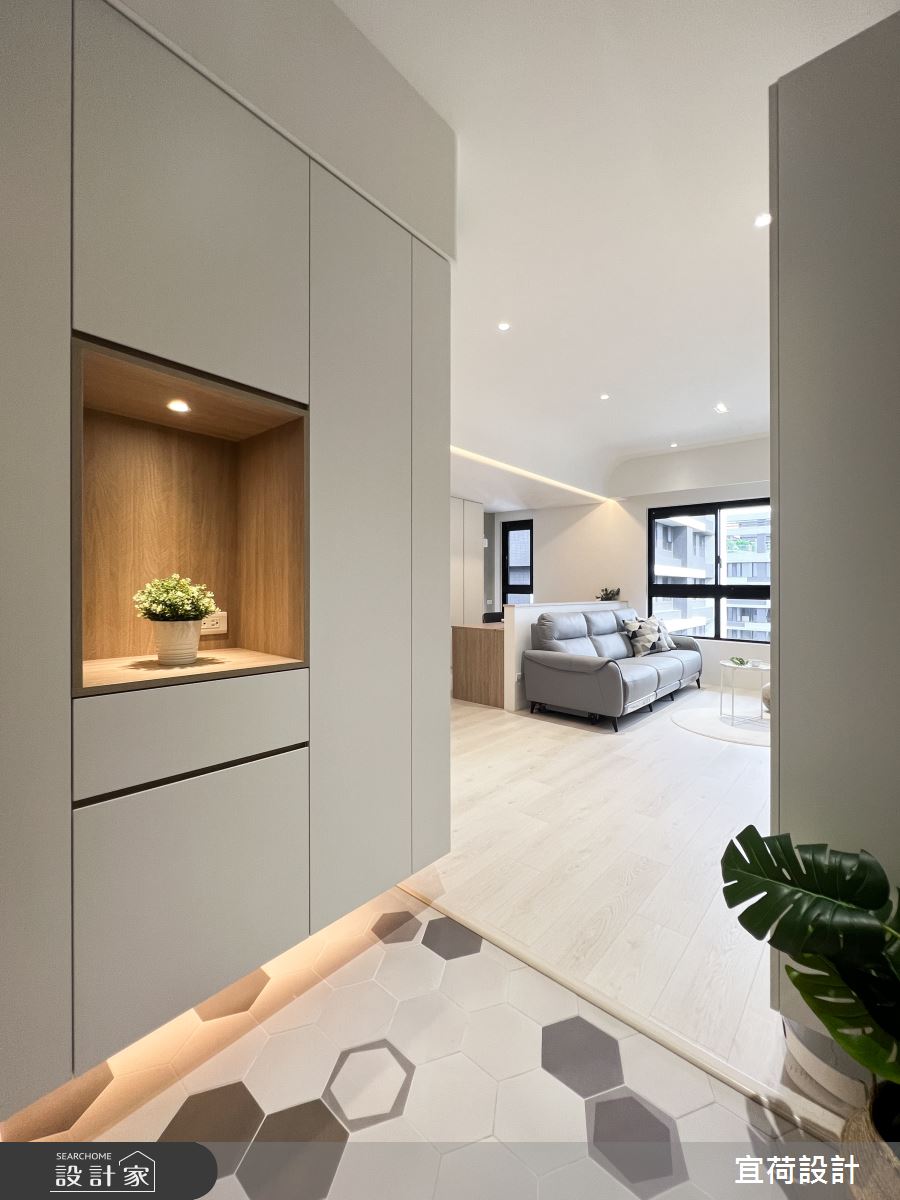 新成屋(5年以下)＿現代風玄關案例圖片＿宜荷設計＿宜荷_栖所之3