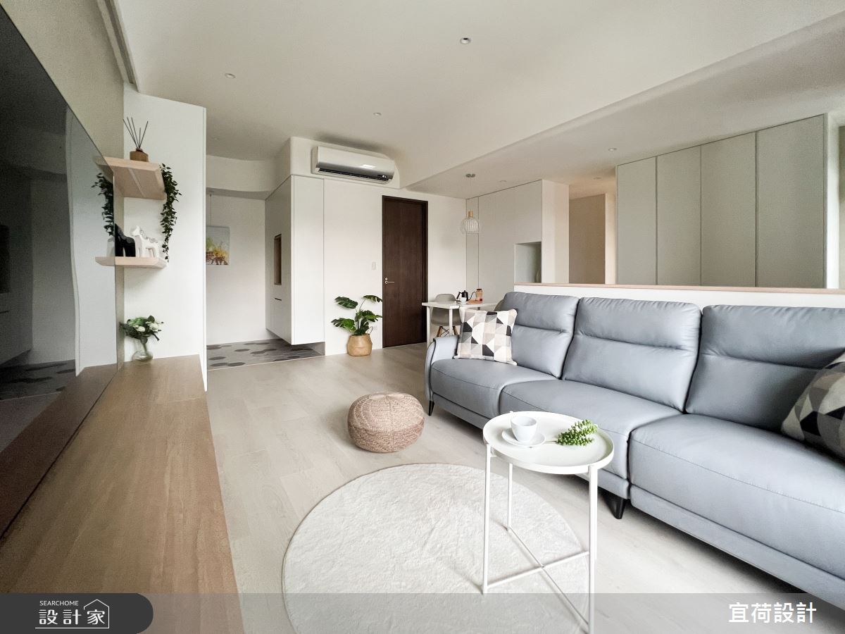 新成屋(5年以下)＿現代風玄關客廳案例圖片＿宜荷設計＿宜荷_栖所之8