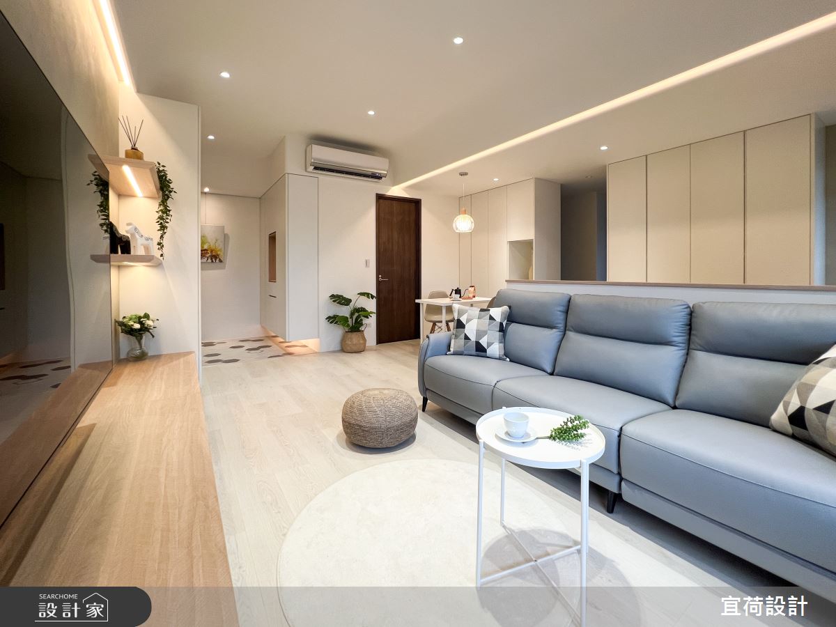 新成屋(5年以下)＿現代風玄關客廳案例圖片＿宜荷設計＿宜荷_栖所之9