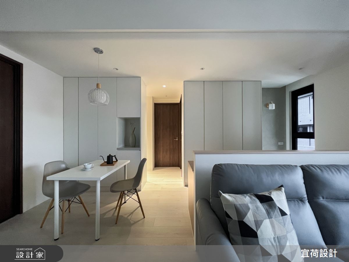 新成屋(5年以下)＿現代風客廳餐廳書房案例圖片＿宜荷設計＿宜荷_栖所之17