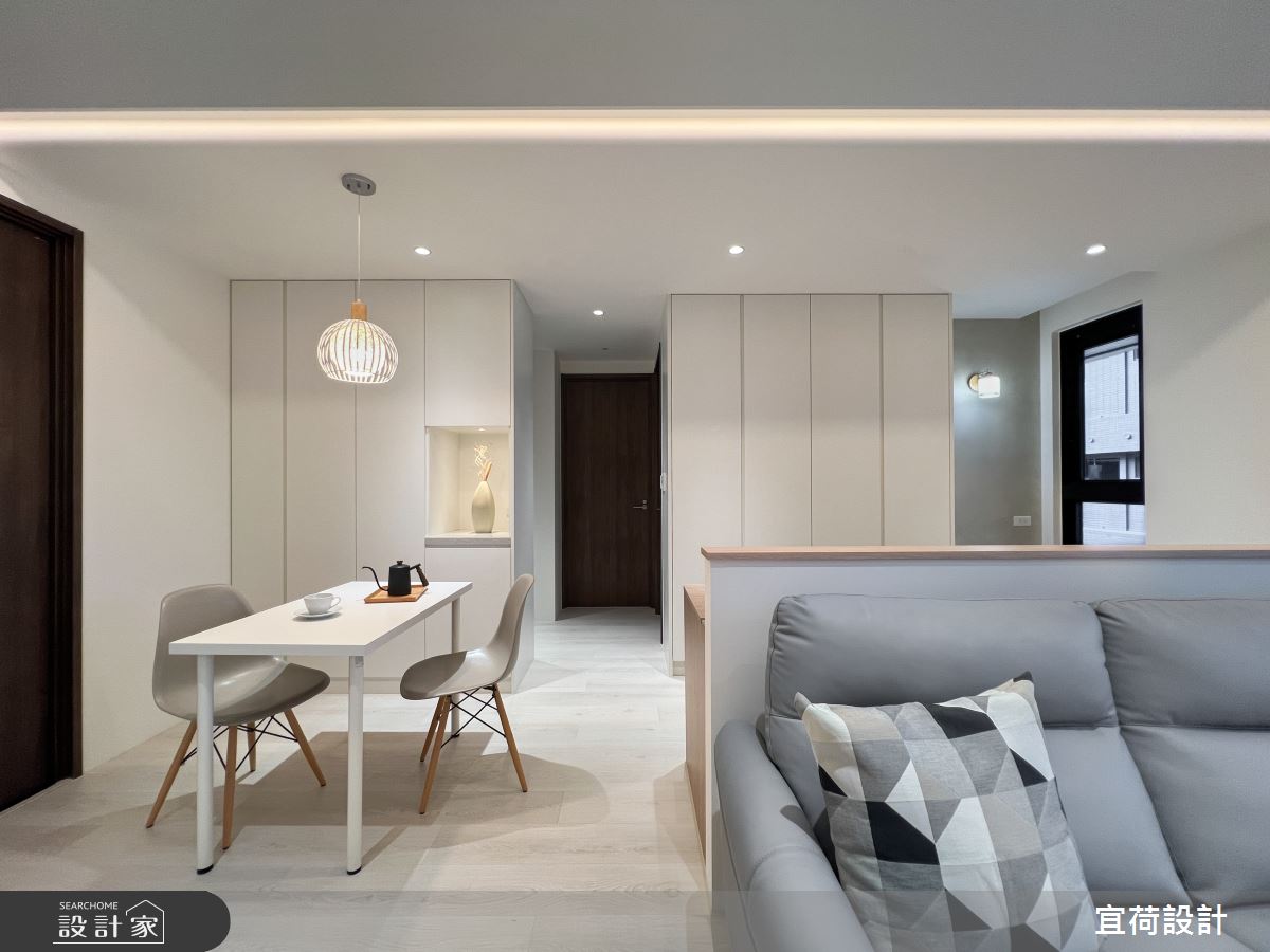 新成屋(5年以下)＿現代風客廳餐廳書房案例圖片＿宜荷設計＿宜荷_栖所之18