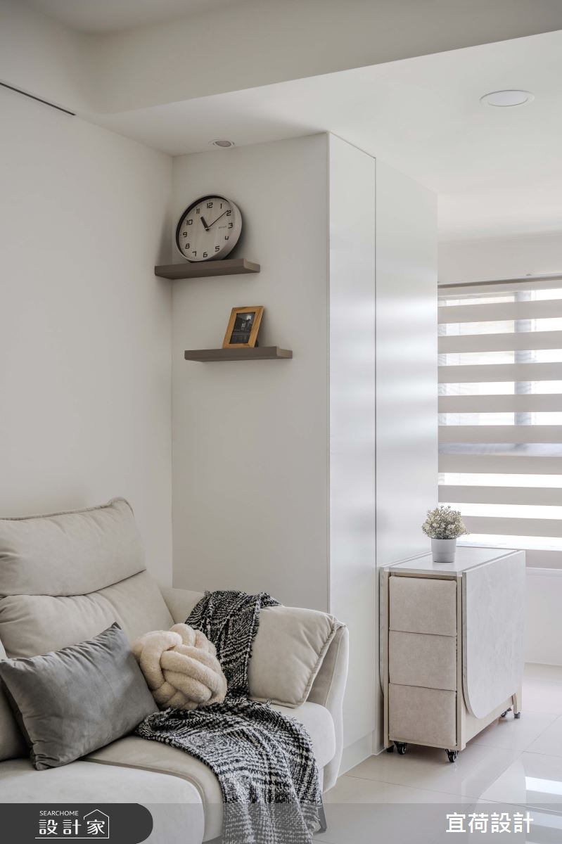 預售屋＿現代風客廳案例圖片＿宜荷設計＿宜荷_光廊之6