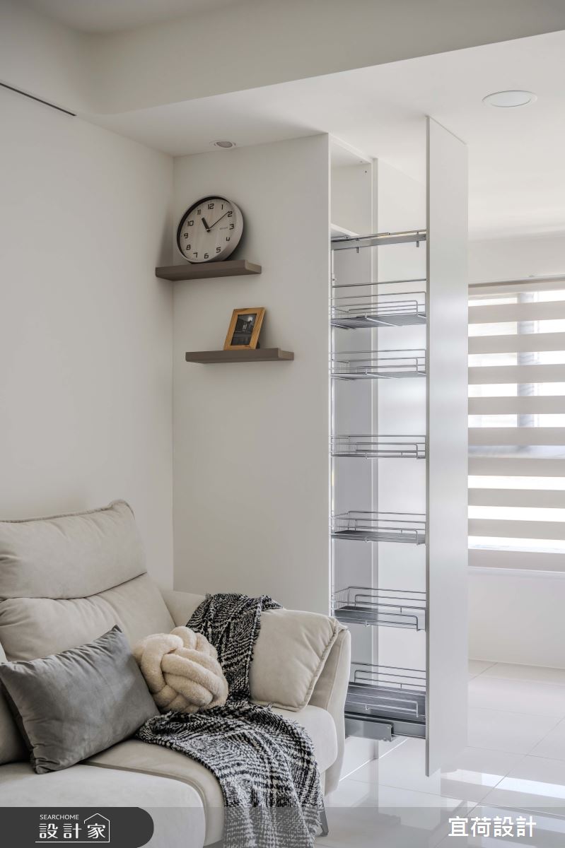 預售屋＿現代風客廳案例圖片＿宜荷設計＿宜荷_光廊之7