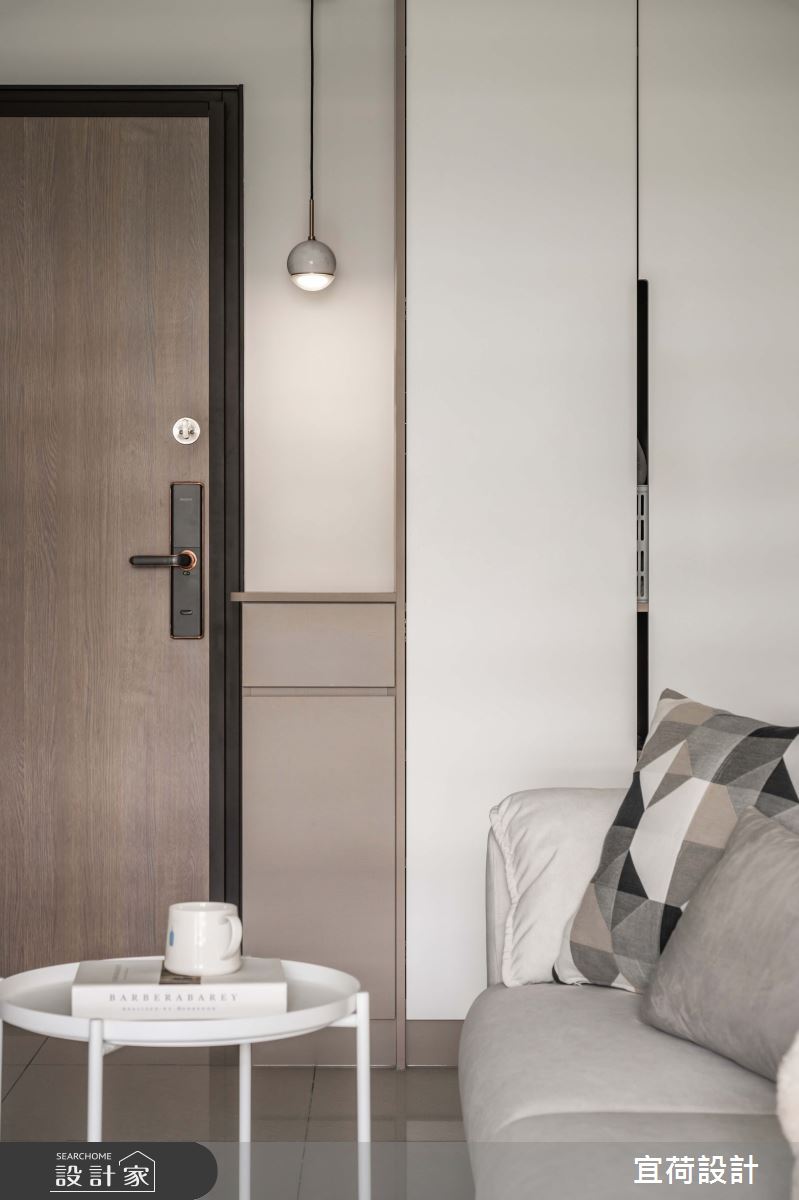 預售屋＿現代風玄關客廳案例圖片＿宜荷設計＿宜荷_光廊之12