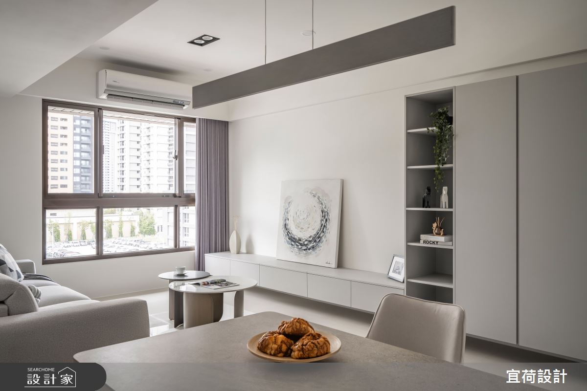 20坪預售屋＿現代風客廳餐廳案例圖片＿宜荷設計＿宜荷_築億海格之112