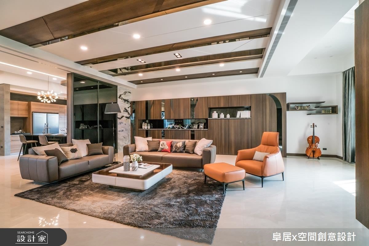 188坪新成屋(5年以下)＿混搭風客廳案例圖片＿阜居空間創意設計＿阜居_01之2