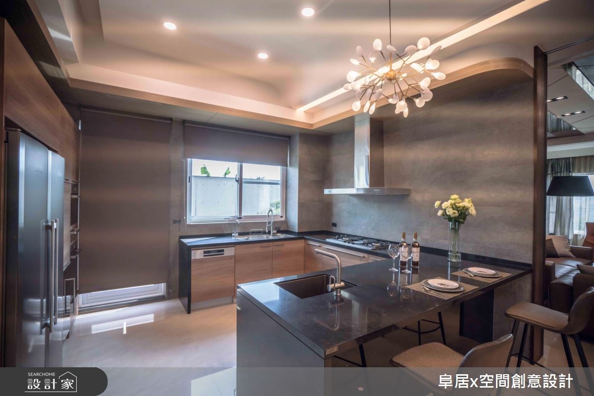 188坪新成屋(5年以下)＿混搭風廚房案例圖片＿阜居空間創意設計＿阜居_01之6