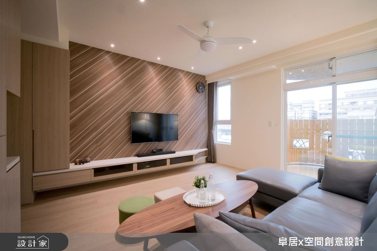 31坪老屋(16~30年)＿北歐風客廳案例圖片＿阜居空間創意設計＿阜居_02之3