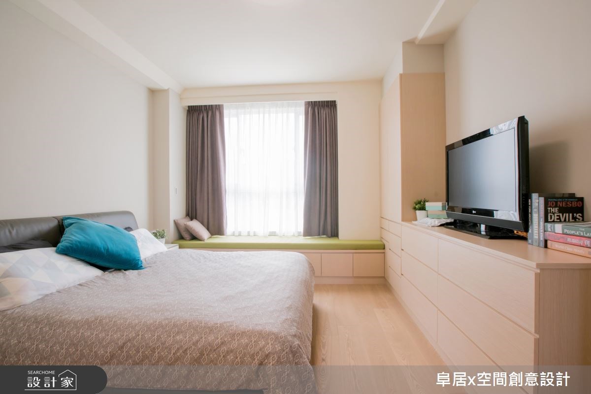31坪老屋(16~30年)＿北歐風臥室臥榻案例圖片＿阜居空間創意設計＿阜居_02之3473