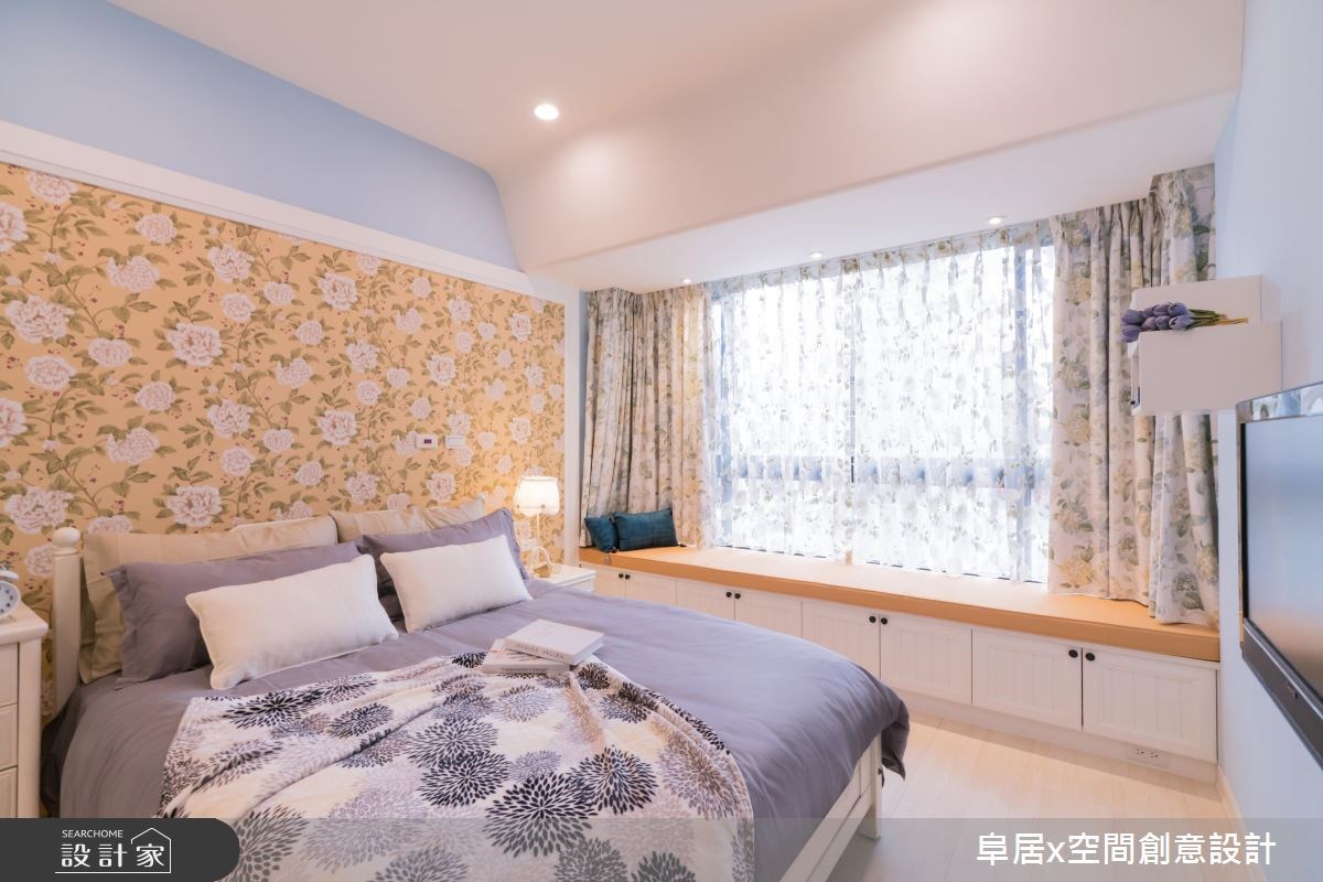 30坪新成屋(5年以下)＿鄉村風臥室案例圖片＿阜居空間創意設計＿阜居_03之8