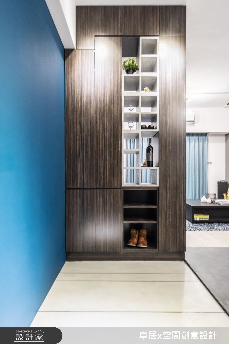 26坪老屋(16~30年)＿工業風玄關客廳案例圖片＿阜居空間創意設計＿阜居_05之1