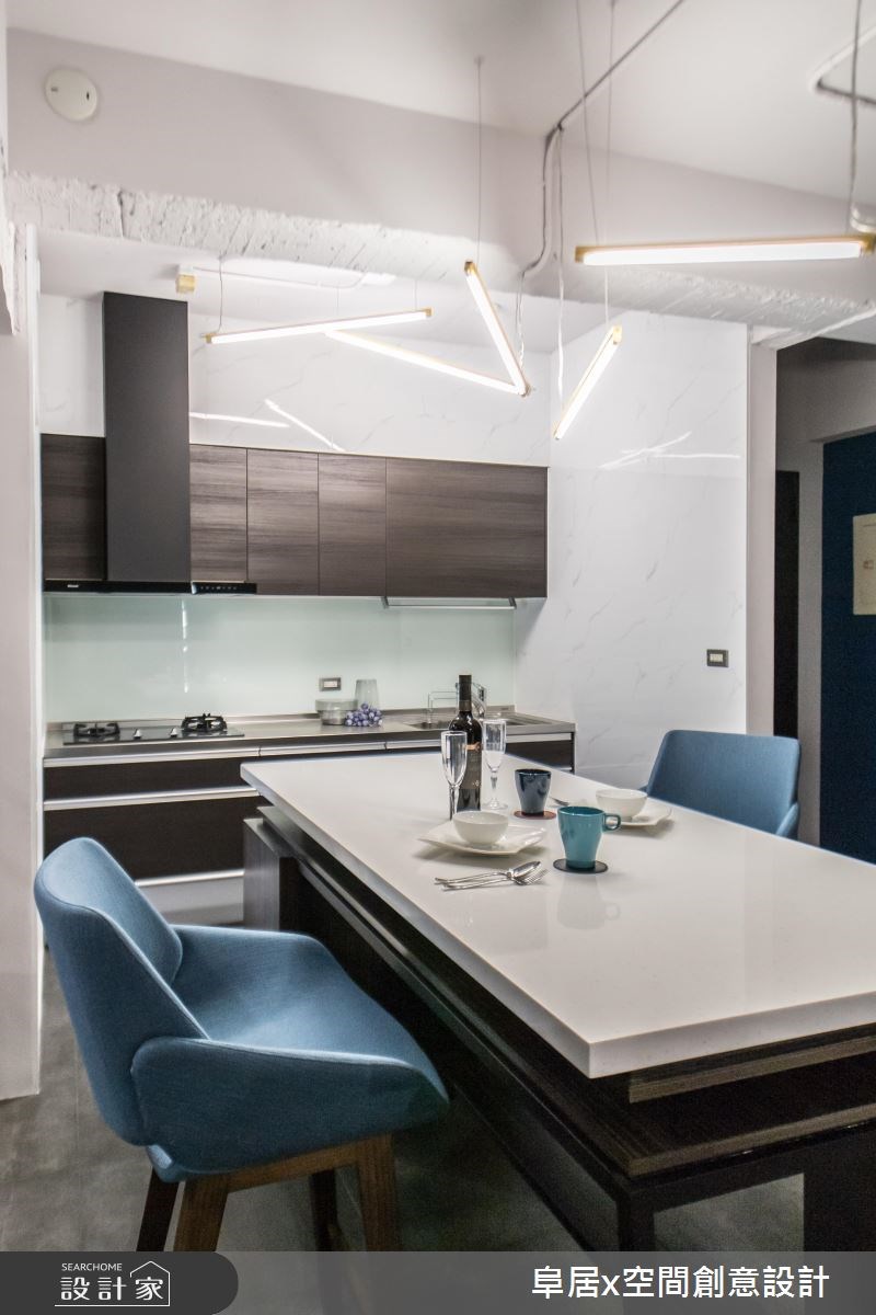 26坪老屋(16~30年)＿工業風餐廳廚房案例圖片＿阜居空間創意設計＿阜居_05之4