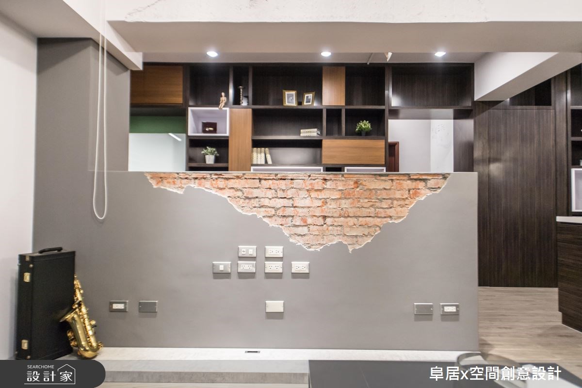 26坪老屋(16~30年)＿工業風客廳案例圖片＿阜居空間創意設計＿阜居_05之6