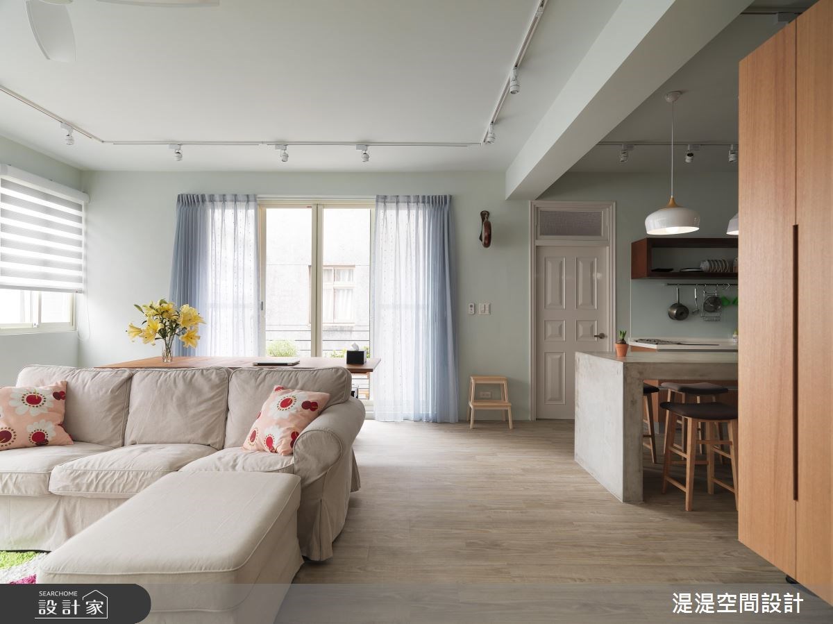 42坪老屋(16~30年)＿混搭風客廳餐廳廚房案例圖片＿湜湜空間設計＿湜湜_03之2