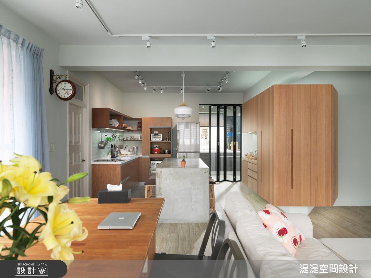 42坪老屋(16~30年)＿混搭風客廳餐廳廚房案例圖片＿湜湜空間設計＿湜湜_03之4