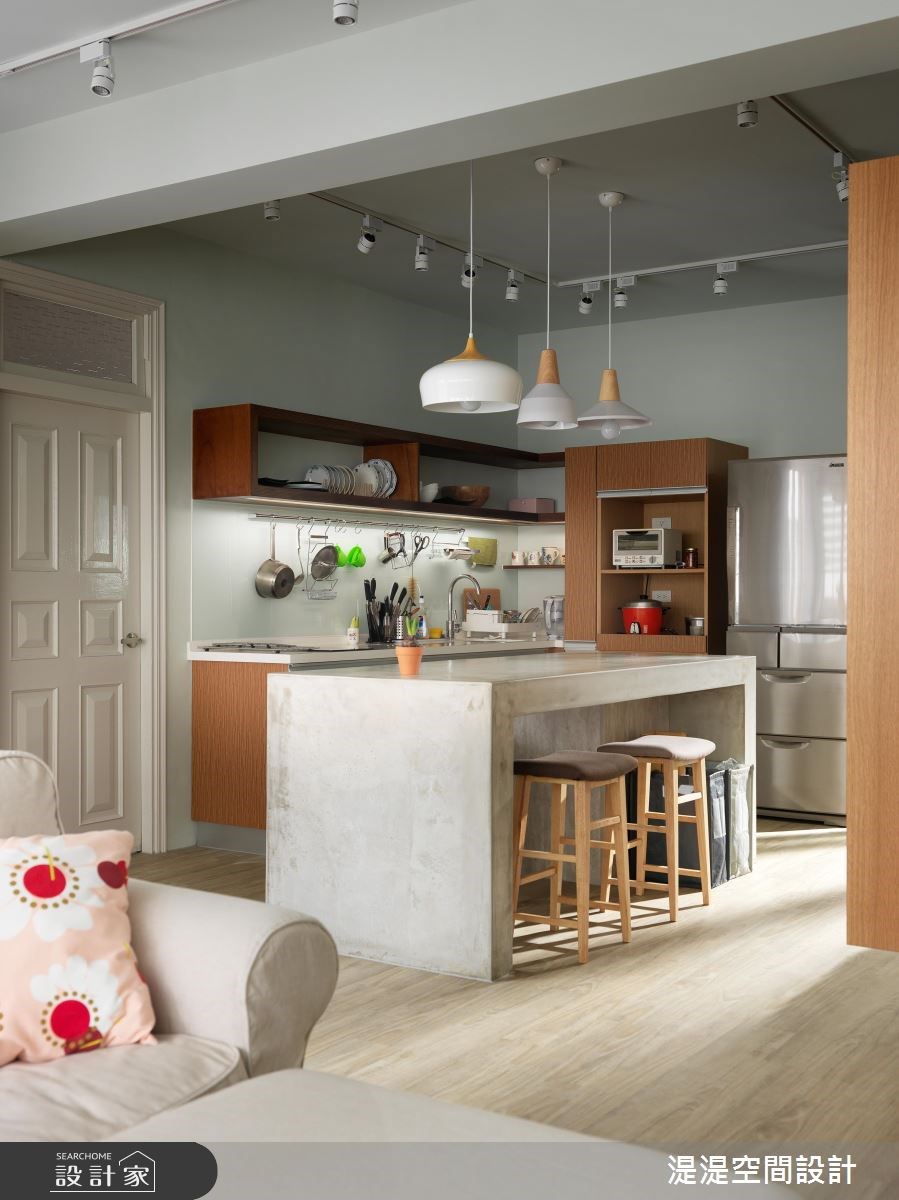 42坪老屋(16~30年)＿混搭風客廳餐廳廚房案例圖片＿湜湜空間設計＿湜湜_03之7