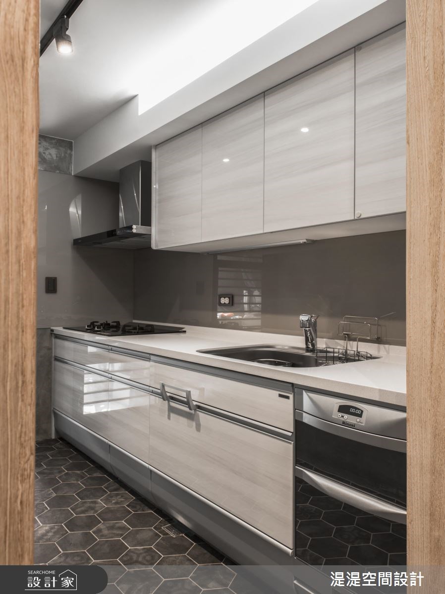 14坪中古屋(5~15年)＿簡約風廚房案例圖片＿湜湜空間設計＿湜湜_04之5