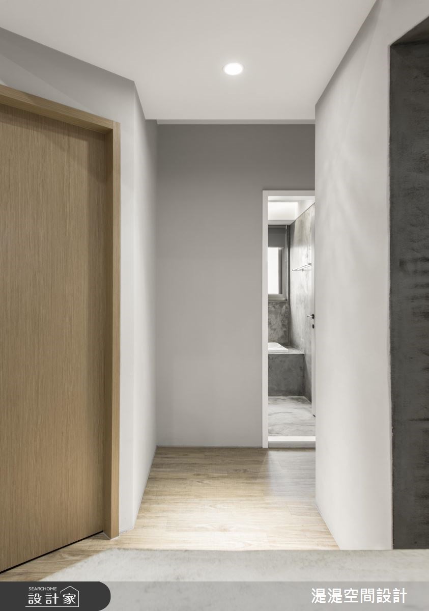 18坪老屋(16~30年)＿簡約風浴室走廊案例圖片＿湜湜空間設計＿湜湜_06之6