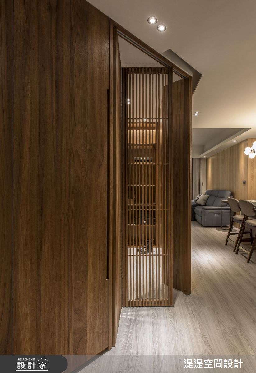 25坪新成屋(5年以下)＿混搭風玄關客廳案例圖片＿湜湜空間設計＿湜湜_07之2