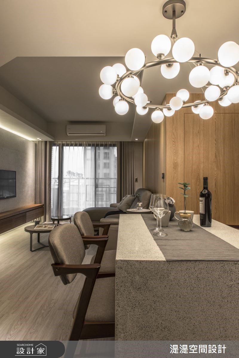 25坪新成屋(5年以下)＿混搭風客廳餐廳案例圖片＿湜湜空間設計＿湜湜_07之6