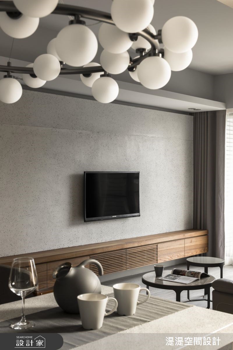 25坪新成屋(5年以下)＿混搭風客廳餐廳案例圖片＿湜湜空間設計＿湜湜_07之7