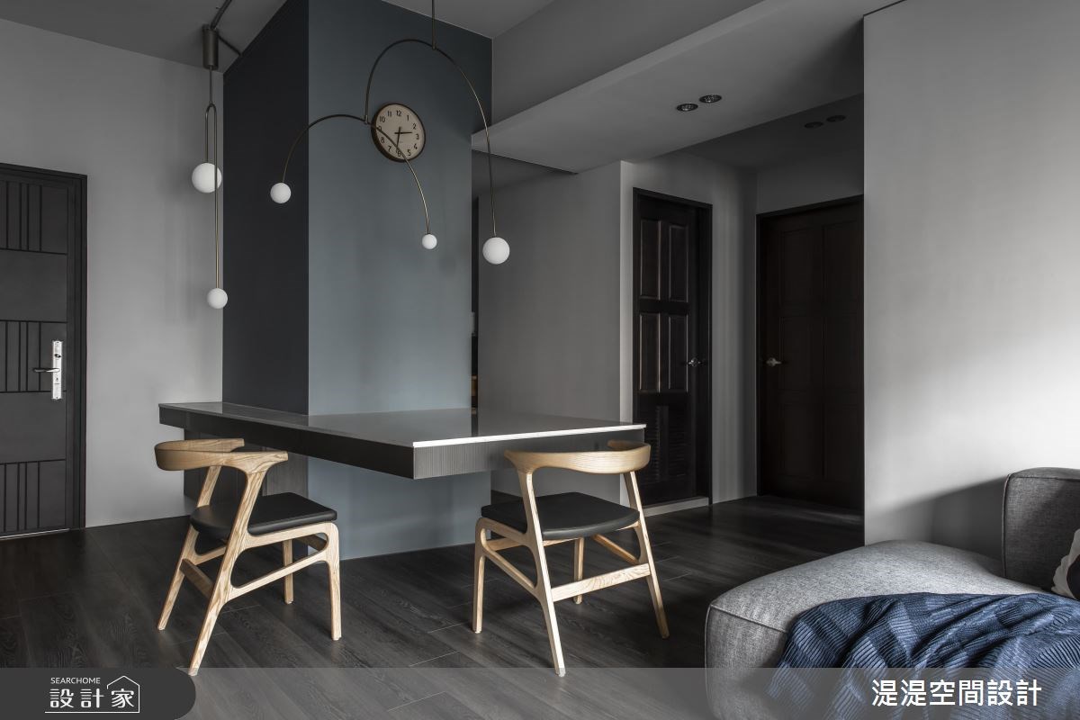 20坪新成屋(5年以下)＿混搭風玄關客廳餐廳案例圖片＿湜湜空間設計＿湜湜_08之12