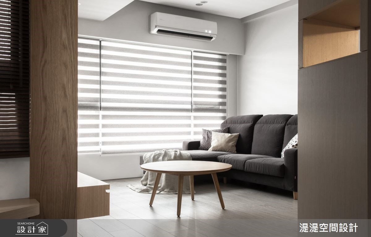 23坪新成屋(5年以下)＿混搭風客廳案例圖片＿湜湜空間設計＿湜湜_10之1