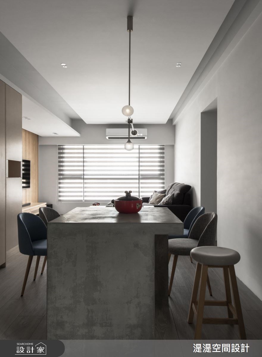 23坪新成屋(5年以下)＿混搭風客廳餐廳案例圖片＿湜湜空間設計＿湜湜_10之7