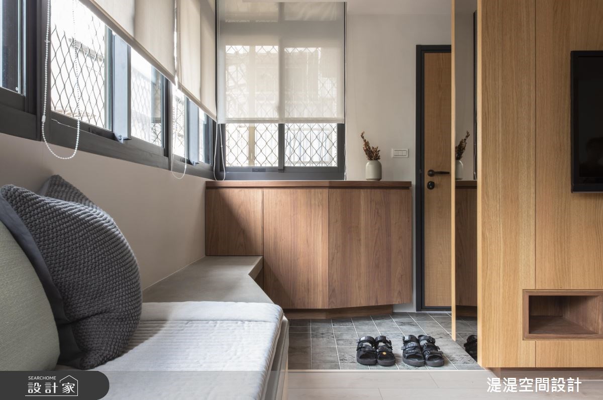 25坪老屋(16~30年)＿混搭風玄關臥榻案例圖片＿湜湜空間設計＿湜湜_12之4