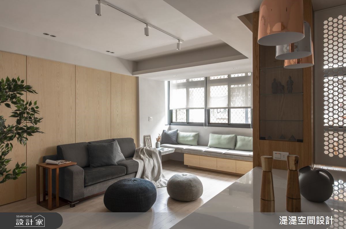 25坪老屋(16~30年)＿混搭風客廳案例圖片＿湜湜空間設計＿湜湜_12之11