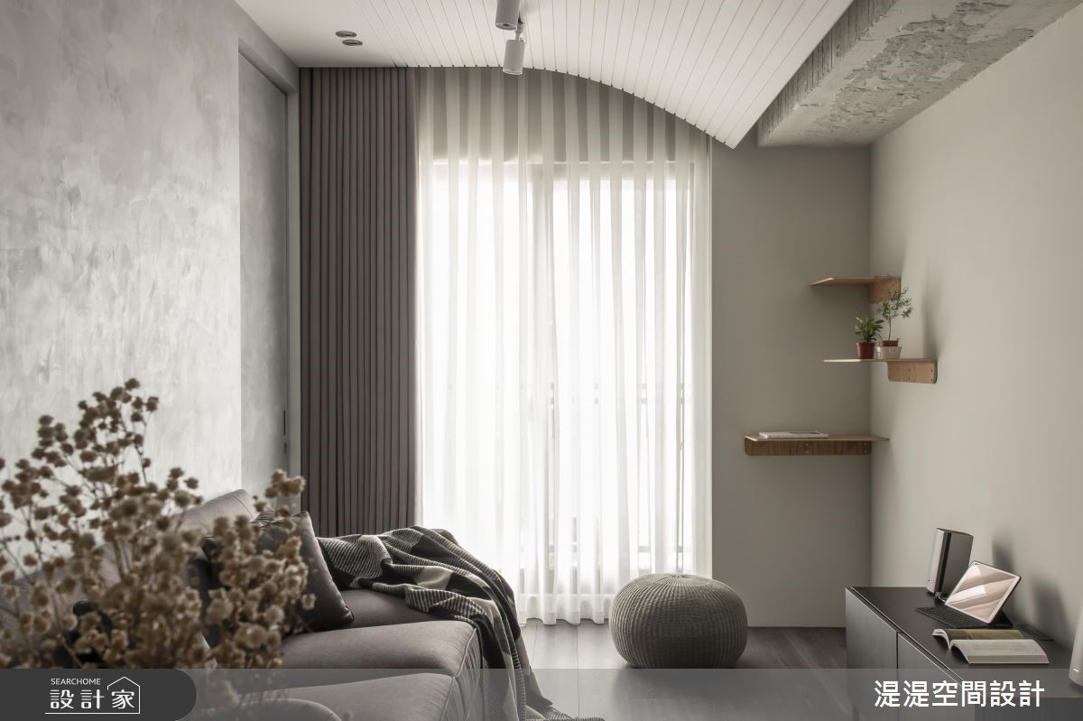 12坪中古屋(5~15年)＿混搭風客廳案例圖片＿湜湜空間設計＿湜湜_15之7