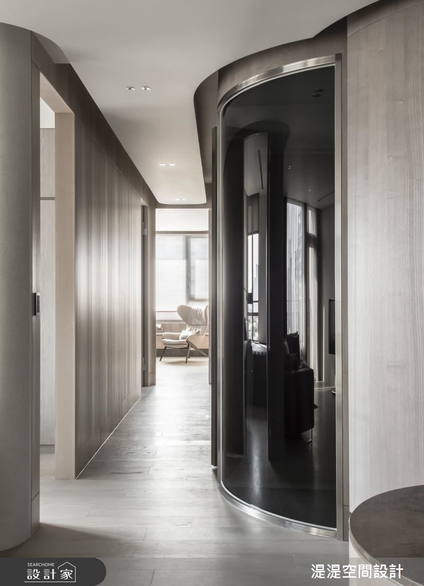 35坪新成屋(5年以下)＿現代風走廊案例圖片＿湜湜空間設計＿湜湜_16之22