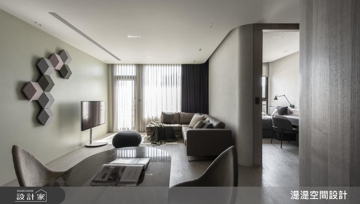 35坪新成屋(5年以下)＿現代風客廳案例圖片＿湜湜空間設計＿湜湜_16之2