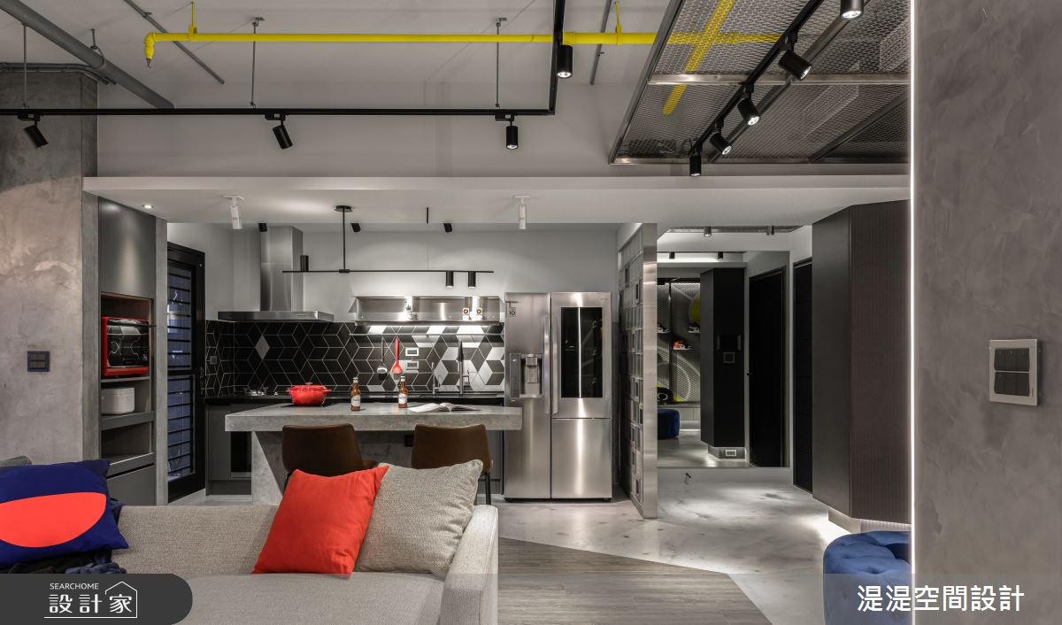 28坪新成屋(5年以下)＿混搭風客廳案例圖片＿湜湜空間設計＿湜湜_18之11