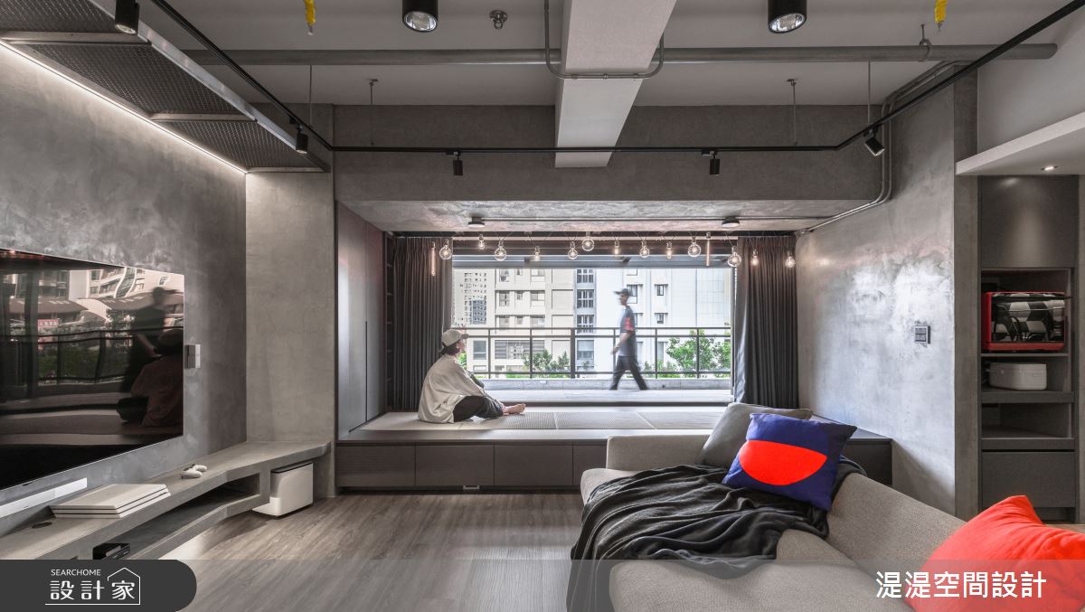 28坪新成屋(5年以下)＿混搭風客廳案例圖片＿湜湜空間設計＿湜湜_18之13