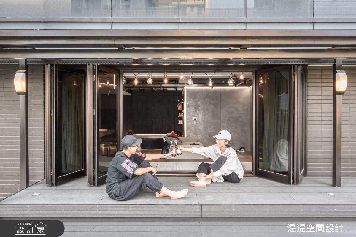 28坪新成屋(5年以下)＿混搭風陽台案例圖片＿湜湜空間設計＿湜湜_18之14