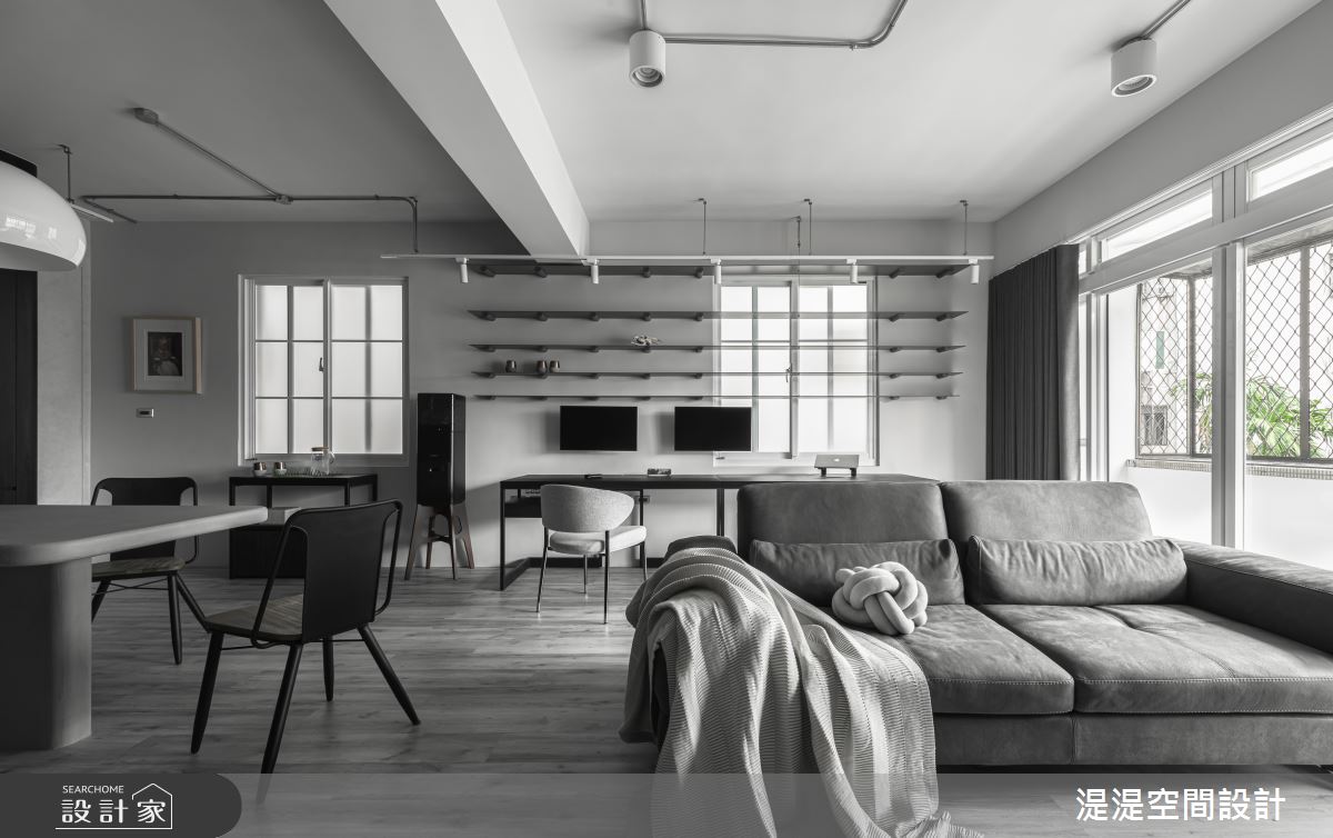 23坪老屋(16~30年)＿簡約風客廳書房案例圖片＿湜湜空間設計＿湜湜_19之1