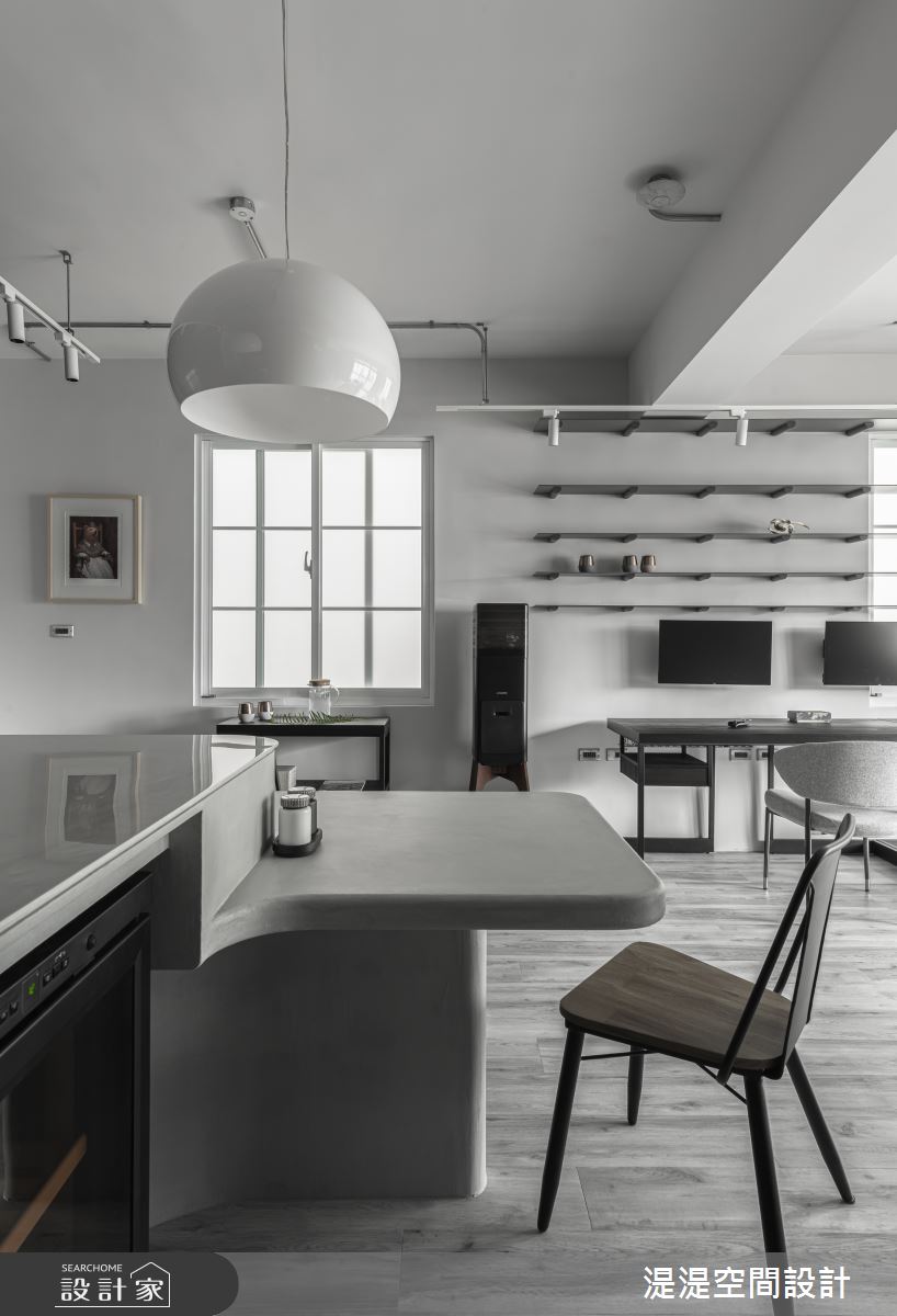 23坪老屋(16~30年)＿簡約風餐廳書房案例圖片＿湜湜空間設計＿湜湜_19之8