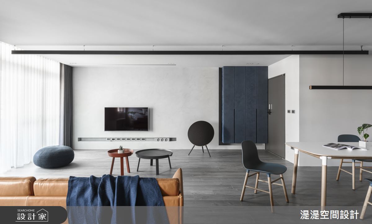 32坪中古屋(5~15年)＿簡約風客廳案例圖片＿湜湜空間設計＿湜湜_21之4
