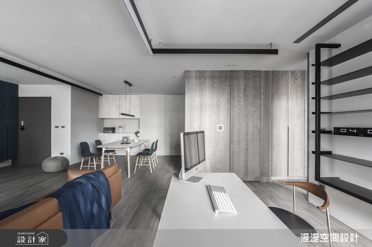 32坪中古屋(5~15年)＿簡約風餐廳書房案例圖片＿湜湜空間設計＿湜湜_21之12