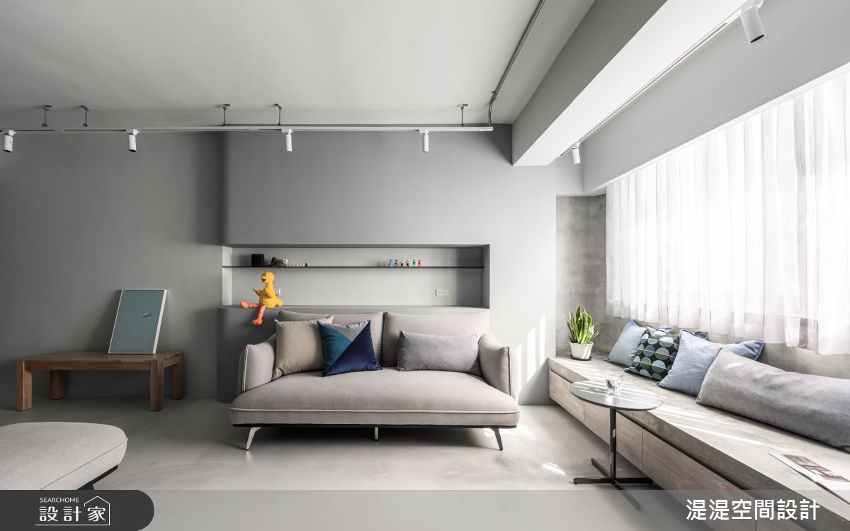 30坪中古屋(5~15年)＿混搭風客廳臥榻案例圖片＿湜湜空間設計＿湜湜_22之12