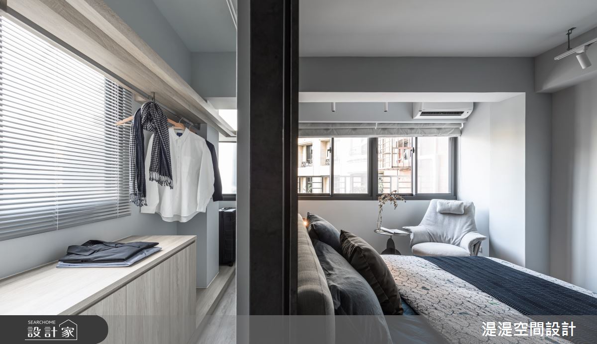 30坪中古屋(5~15年)＿混搭風臥室更衣間案例圖片＿湜湜空間設計＿湜湜_22之27