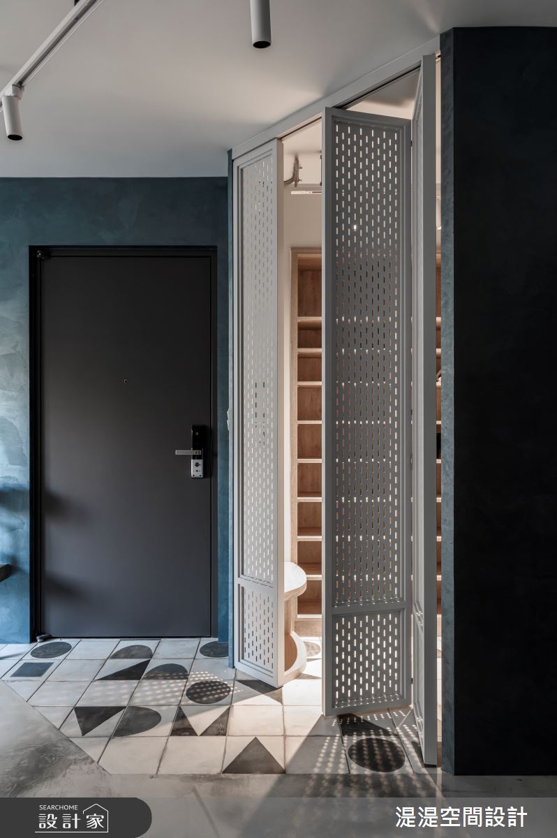 30坪中古屋(5~15年)＿混搭風玄關案例圖片＿湜湜空間設計＿湜湜_22之4