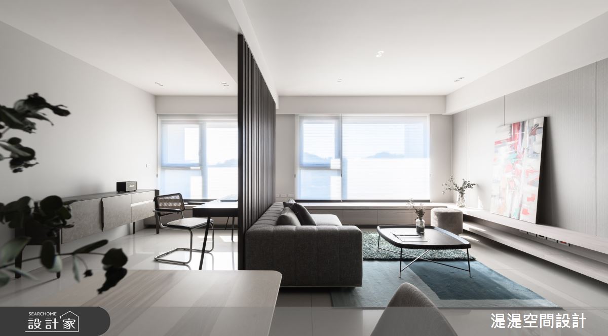 31坪預售屋＿混搭風客廳書房案例圖片＿湜湜空間設計＿湜湜_23之10