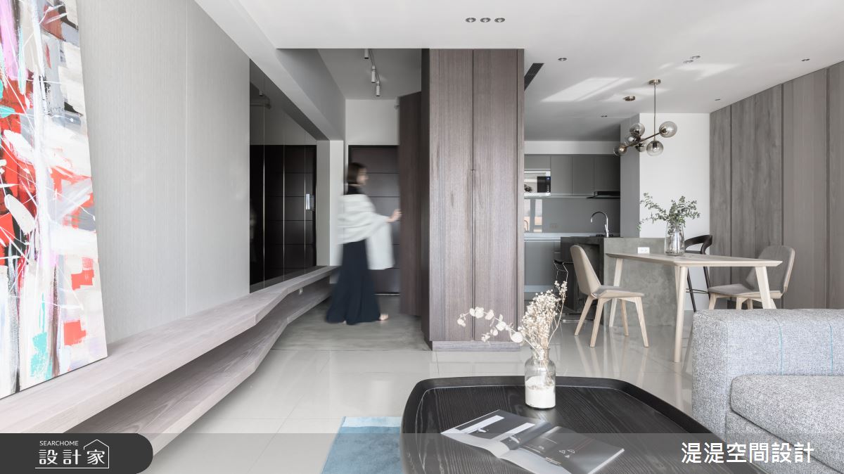 31坪預售屋＿混搭風客廳餐廳案例圖片＿湜湜空間設計＿湜湜_23之12