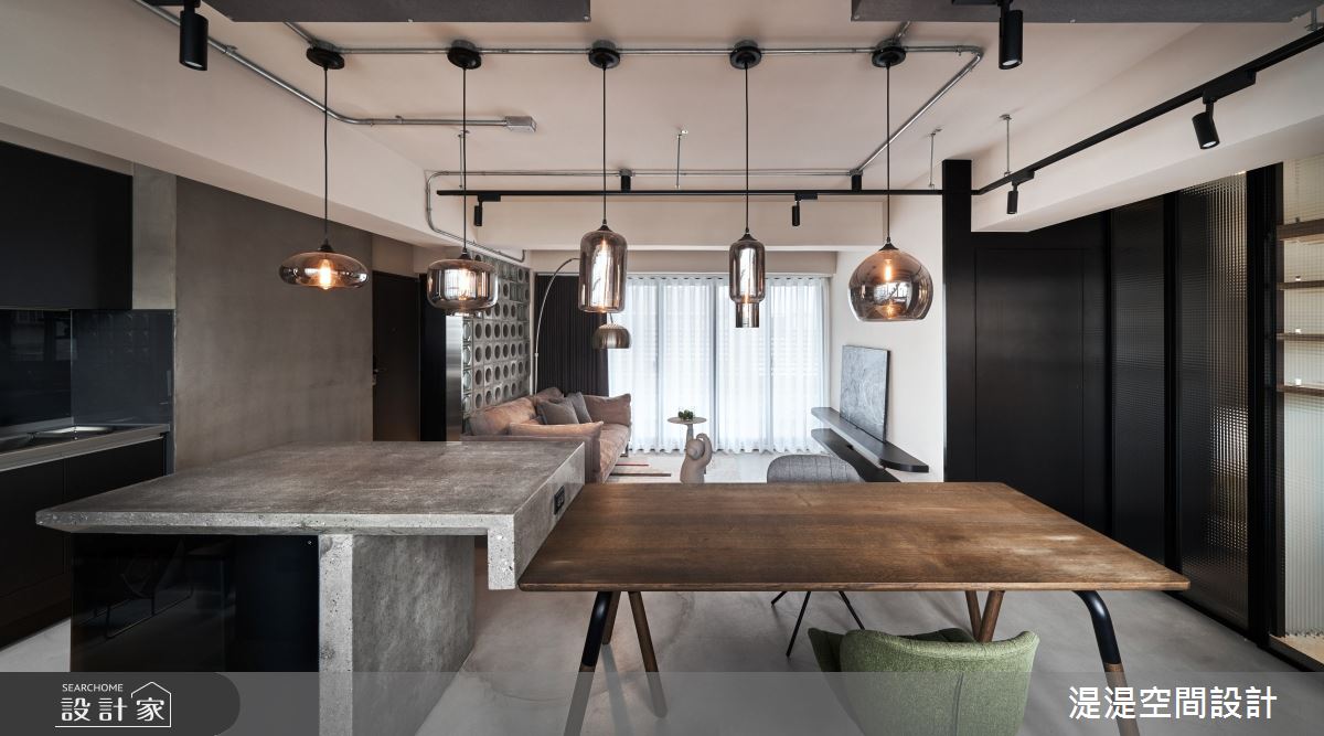 40坪老屋(16~30年)＿混搭風餐廳吧檯案例圖片＿湜湜空間設計＿湜湜_24之10