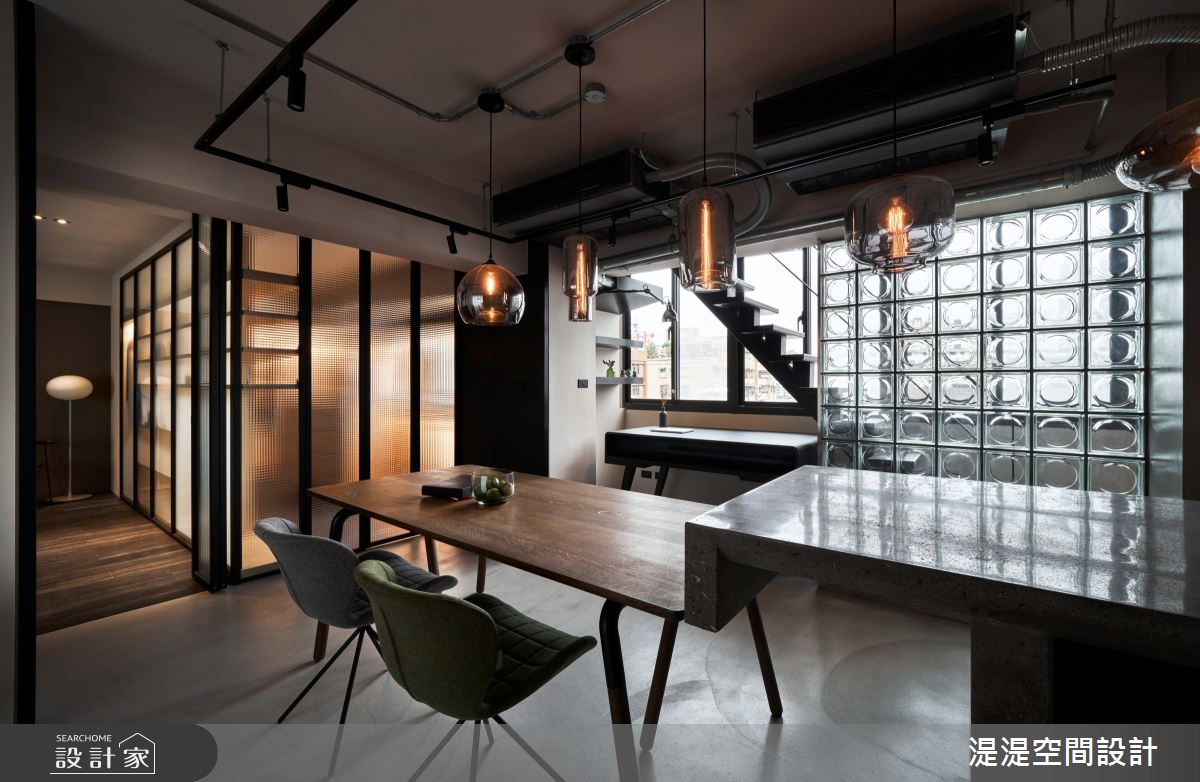 40坪老屋(16~30年)＿混搭風餐廳吧檯書房案例圖片＿湜湜空間設計＿湜湜_24之14