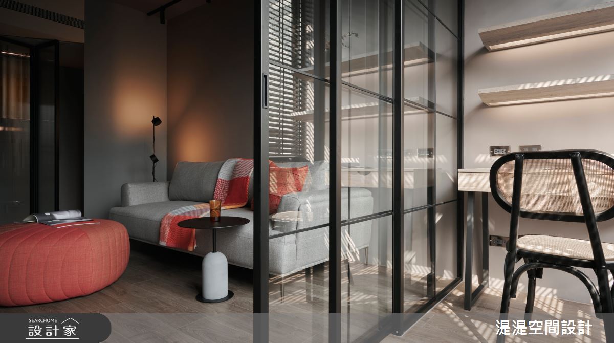 26坪中古屋(5~15年)＿混搭風客廳書房案例圖片＿湜湜空間設計＿湜湜_26之7